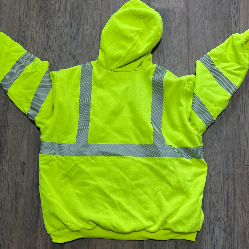Carhartt high-visibility thermal-lined full-zip hoodie XL - Picture 4 of 4